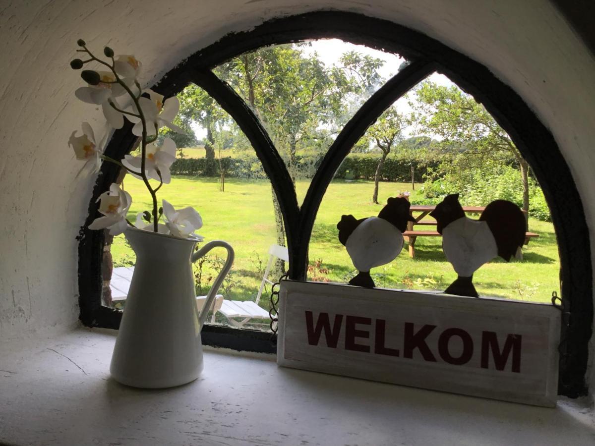 Landelijk Gelegen Huisje Op Erf Veeningen Экстерьер фото